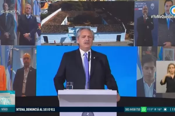 El discurso del Presidente: me duele ver el odio, venga de donde venga