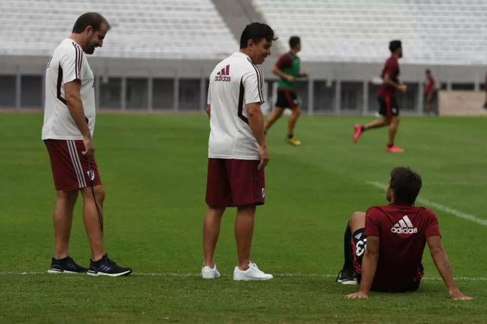 GALLARDO SUFRE. Los rivales de River en la Copa ya volvieron a las prácticas.  