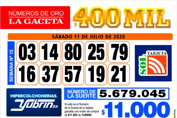 Los Números de Oro de LA GACETA