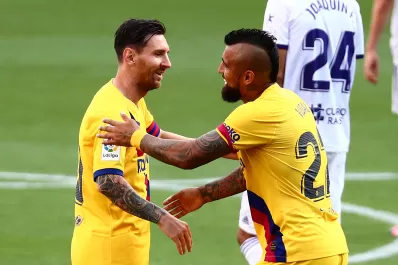 Barcelona ganó con un récord de Messi y le mete presión a Real Madrid