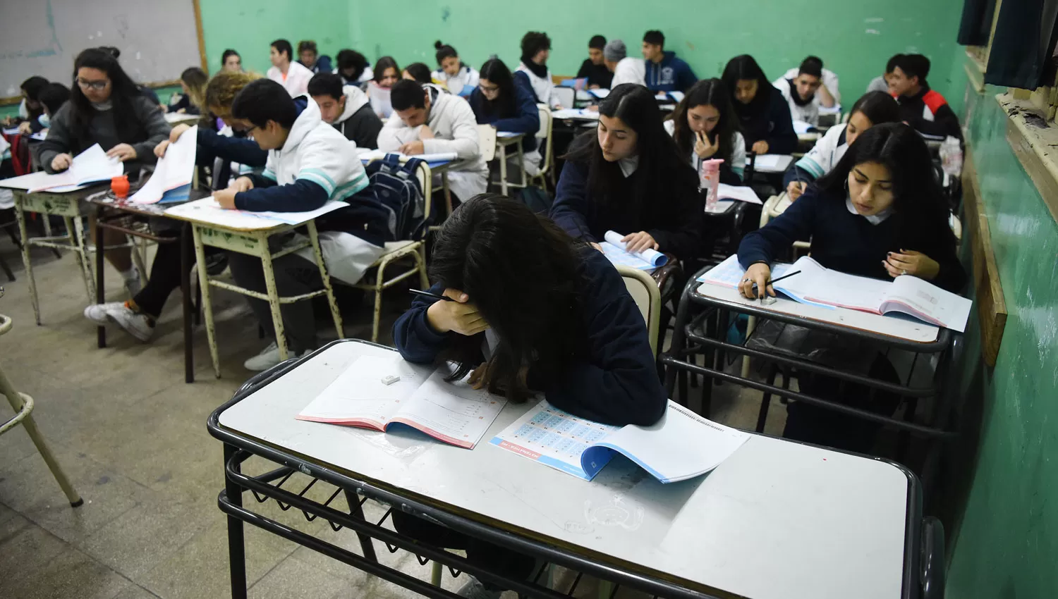 OTRO ESCENARIO. Las aulas deberán tener menos alumnos para mantener el distanciamiento.