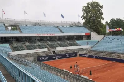 Con público en las tribunas, en Berlín regresan las figuras del tenis a una exhibición