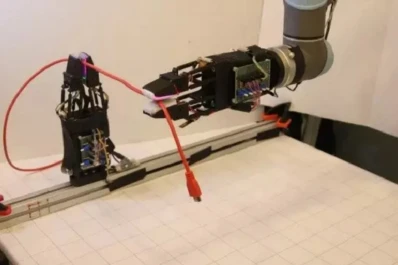 Un robot que puede manipular cables