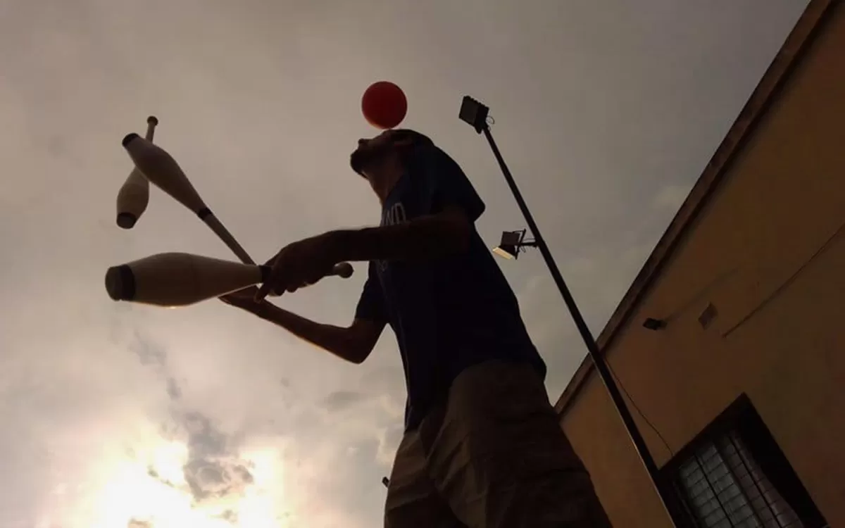 Volvió el taller municipal gratuito de circo y equilibrio