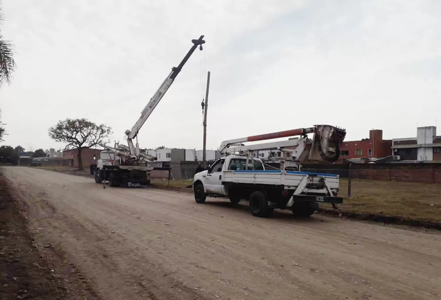 Barrio Telefónico: mejoran el alumbrado público