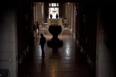 Galería de fotos: el discreto trajín diario en la Casa de Gobierno