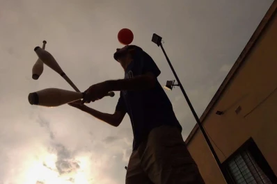 Volvió el taller municipal gratuito de circo y equilibrio