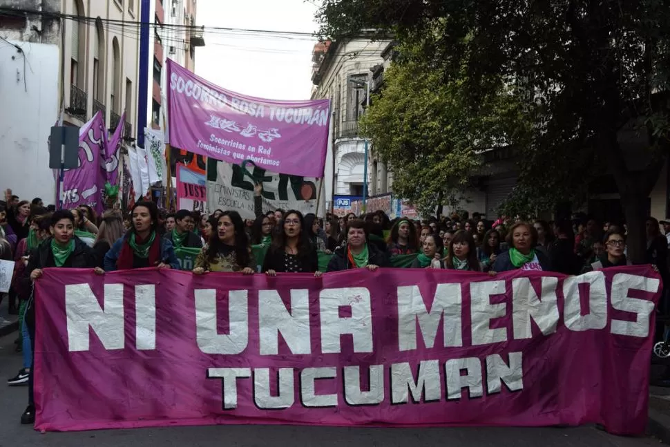 RECLAMO II. A pesar de las protestas, aún falta que se busquen mecanismos efectivos de protección de las víctimas, dice Yanina Muñoz. la gaceta / fotos de DIEGO ARAOZ (archivo)