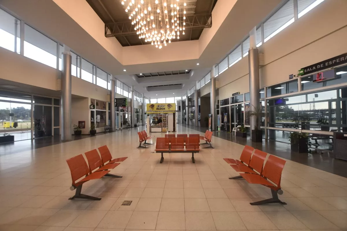 Una muestra de la desolación de la terminal de Concepción.