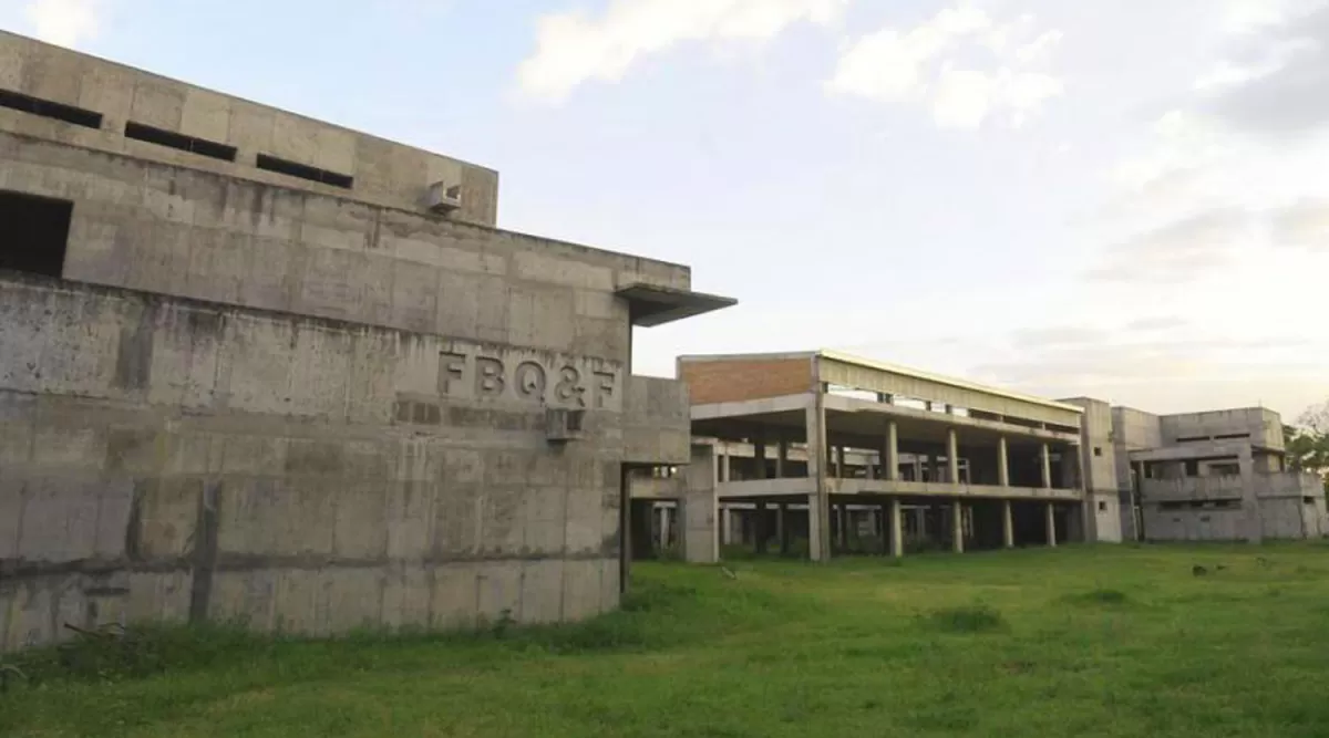 EDIFICIO. La obra tiene 6.000 m2, de los cuales terminarían 4.000.