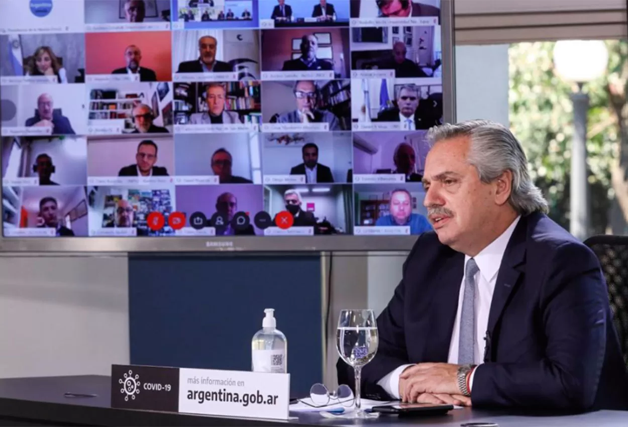 JEFE DE ESTADO. Alberto Fernández, presidente y referente del Frente de Todos. Foto: Télam