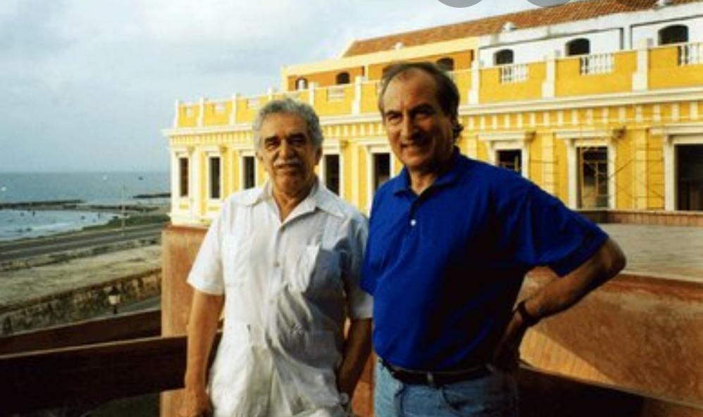 En Cartagena de Indias, Gabriel García Márquez y Tomás Eloy Martínez.