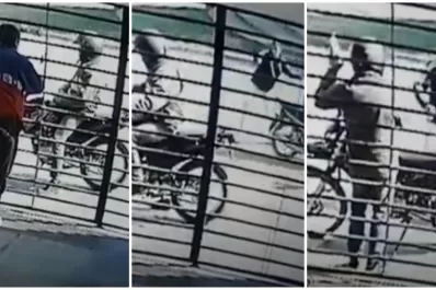 Video: motochorros atacaron a un hombre que estaba charlando en la vereda