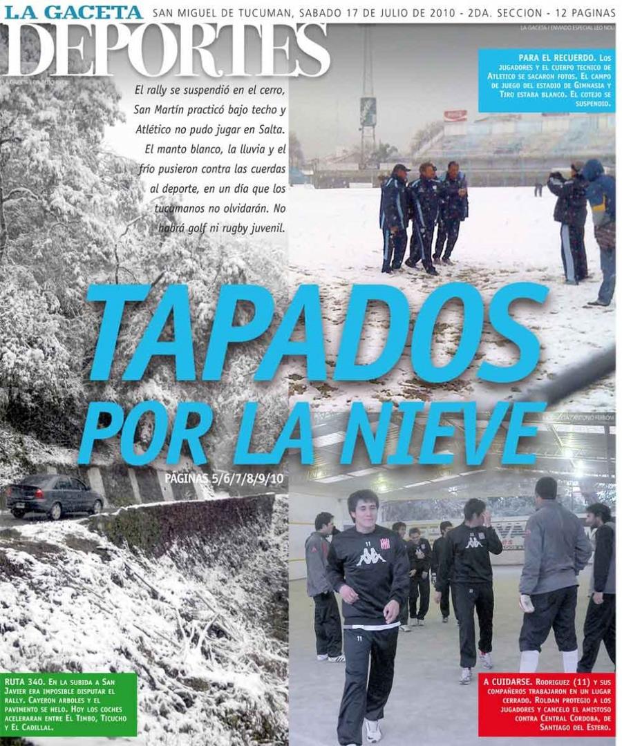 A 10 años de una nevada que complicó al deporte de todo el NOA