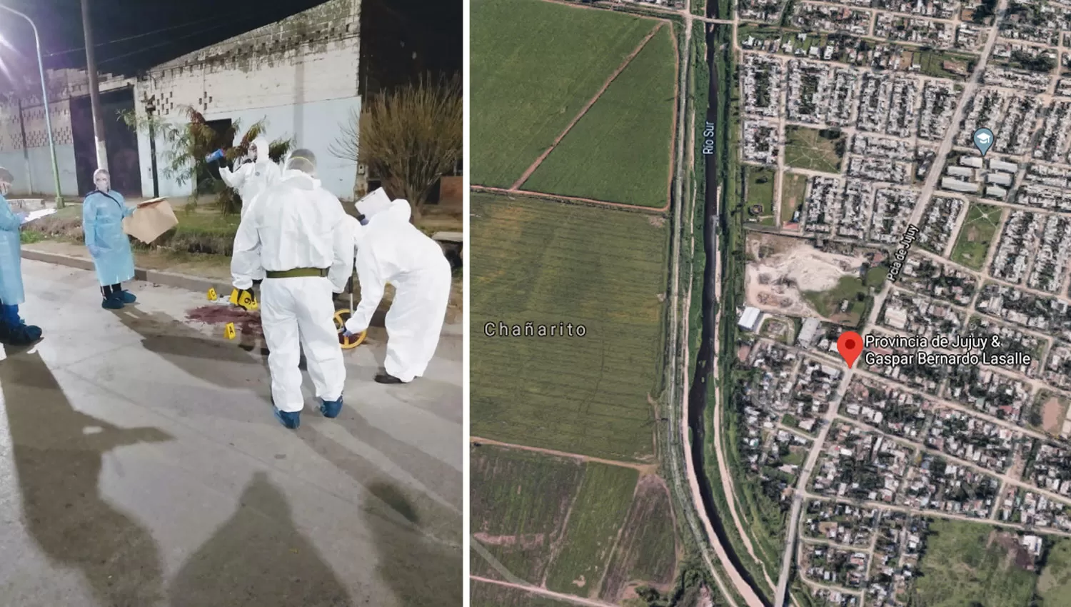 EL LUGAR DEL CRIMEN. Los peritos recogen pruebas que podrían ayudar en la investigación del caso.