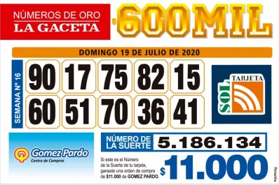 Los Números de Oro de LA GACETA