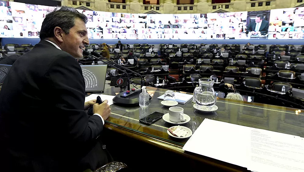 DEBATE. Desde la bancada oficialista de la Cámara de Diputados buscan que el jueves se apruebe la Ley de Moratoria.