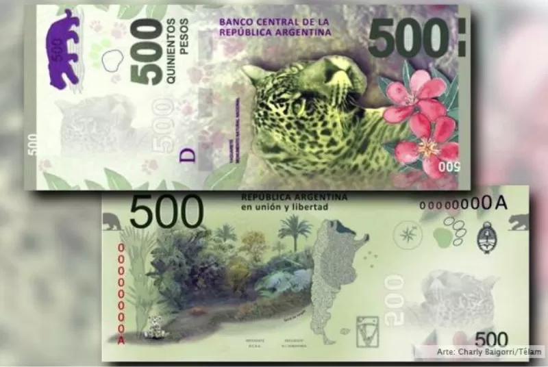 Nuevos billetes de $ 500 de importación