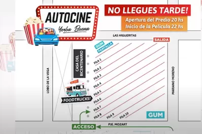 Autocine en Yerba Buena: el sábado proyectan “Reset: volver a empezar”