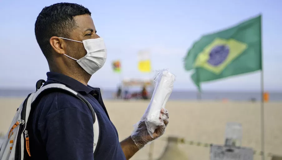 TRISTE RÉCORD. El Gobierno de Brasil confirmó casi 68.000 casos de covid-19 en las últimas 24 horas.