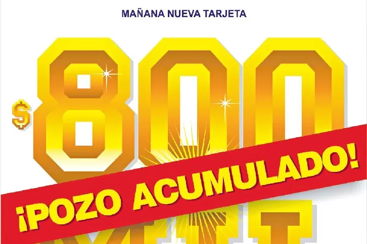 El pozo de los Números de Oro quedó vacante: acumula $ 800.000