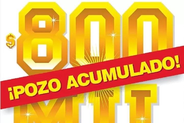 Hoy, una nueva tarjeta de los Números de Oro: el pozo acumula $ 800.000