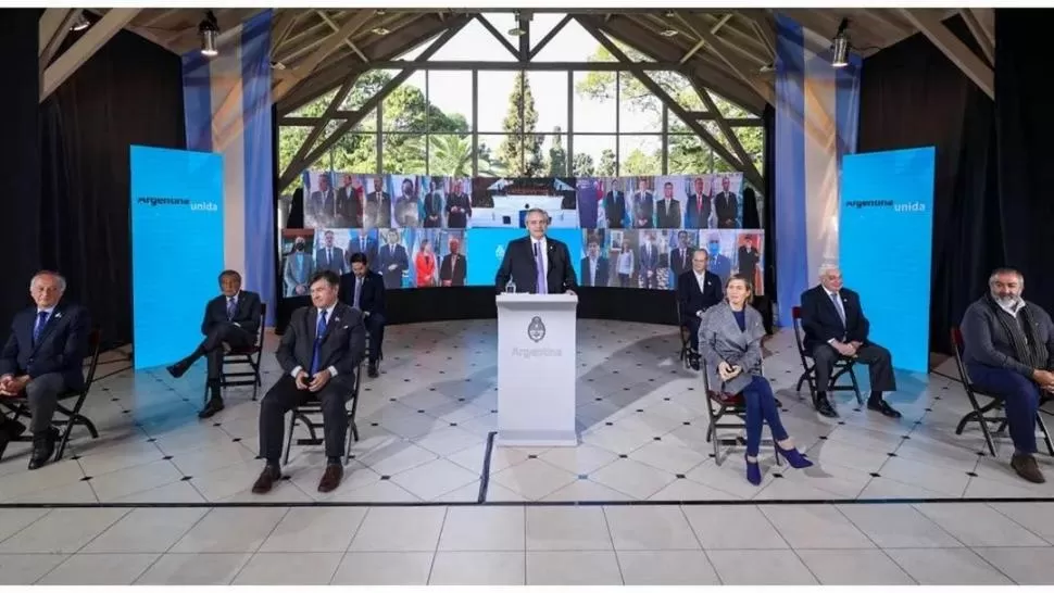 PEDIDO A BONISTAS. Como el 9 de julio, el G6 respaldó al Gobierno. 