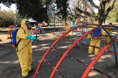 Las autoridades de la Capital observaron poco movimiento en las plazas y parques de la ciudad