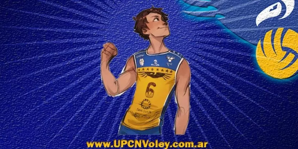 CAMISETA OFICIAL. UPCN mostró la imagen del personaje con la indumentaria del club. También se lo muestra tomando mate. 