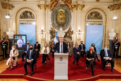 Sbdar, presente en Casa Rosada durante el lanzamiento del proyecto de Reforma Judicial