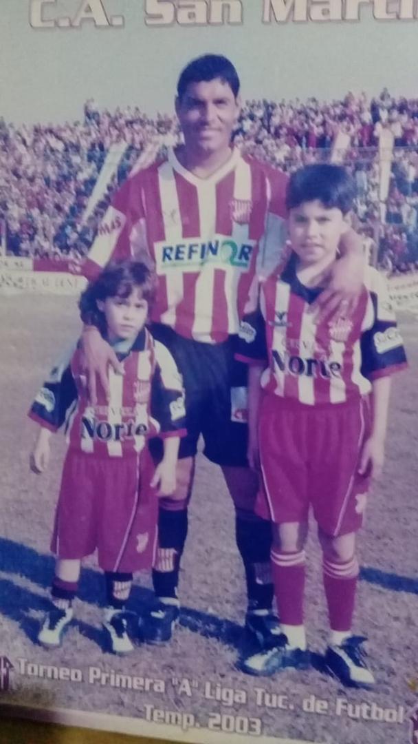 EN LA CIUDADELA. Al final de su carrera, jugó en San Martín.