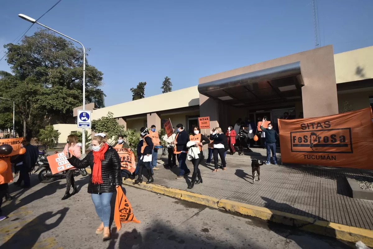 Protesta del Sitas en Concepción