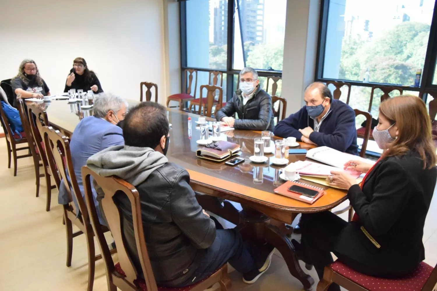 EN CONTRA. Representantes de organismos de DDHH objetan a Maggio. Foto: Twitter @Jota_Canelada