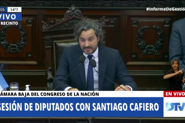 En Diputados, Cafiero defendió el Ingreso Familiar de Emergencia y la Asistencia al Trabajo y la Producción