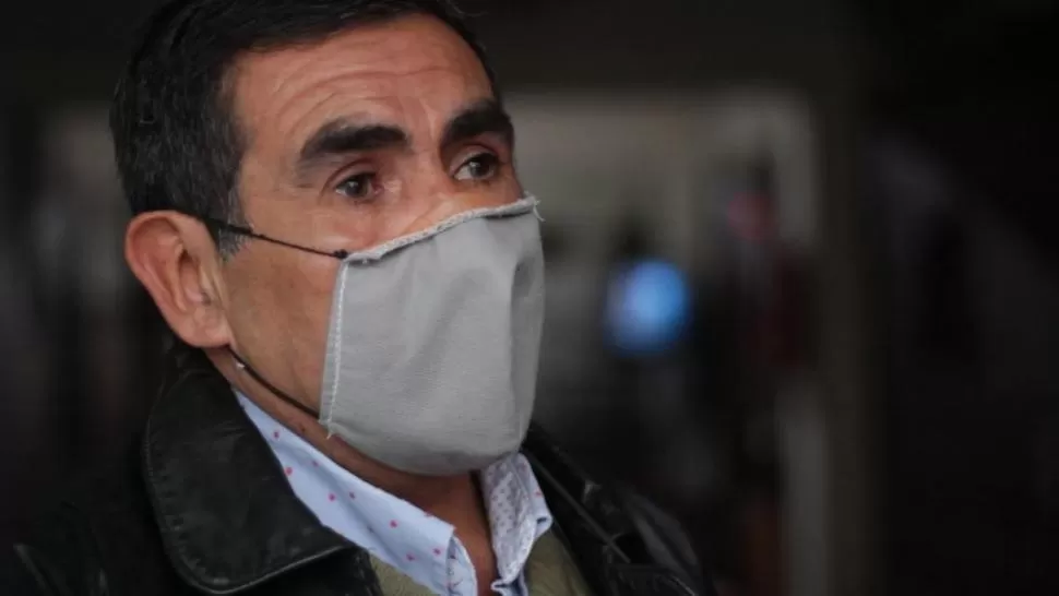 Hace un mes Quiroga empezó a trabajar haciendo delivery.  