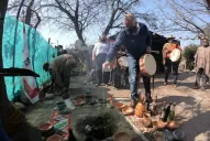 El intendente Noguera rindió culto a la Pachamama en Tafí Viejo