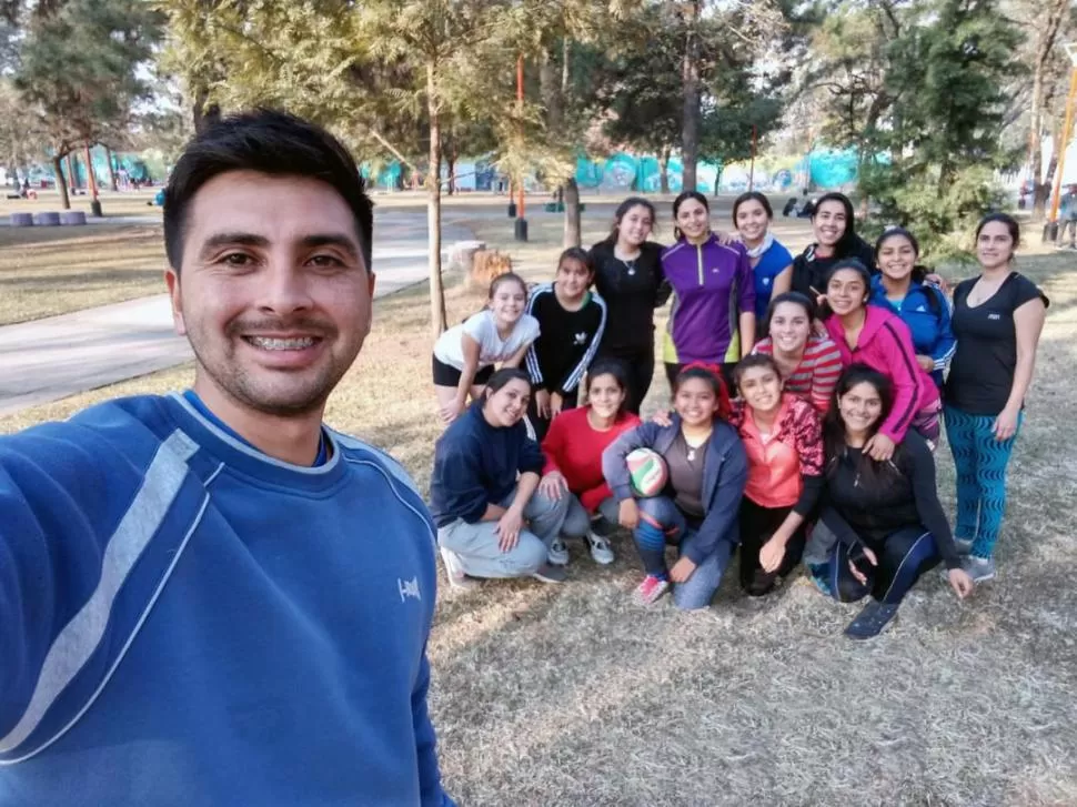 ANSIOSO. Medina tiene buenas expectativas con respecto al plan y está listo para trabajar del mismo modo en el que lo hacía antes de la pandemia con los jóvenes. 