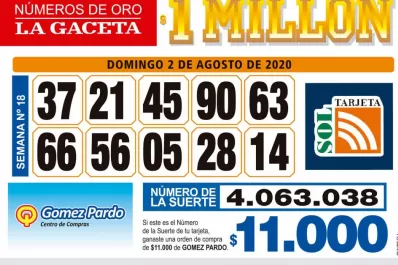 Los Números de Oro de LA GACETA