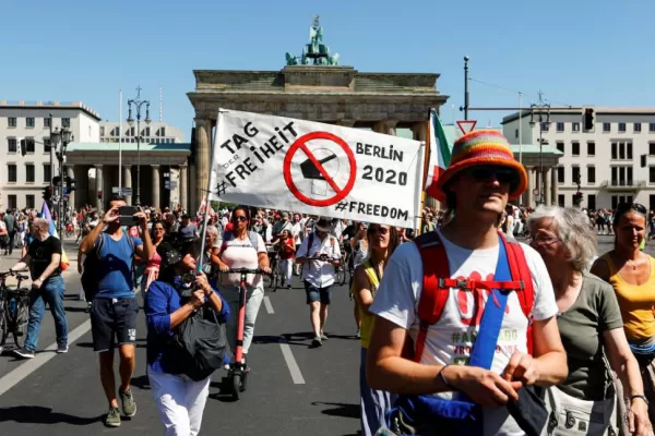 Alemania: contra el barbijo