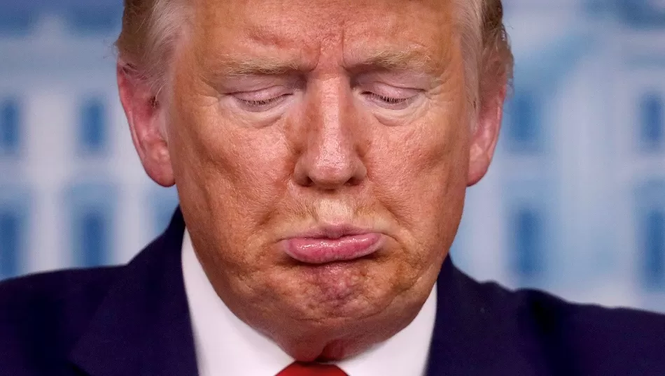 CRÍTICO. Trump volvió a rechazar la cuarentena como una medida que impide contagios masivos, aunque defendió la distancia social.