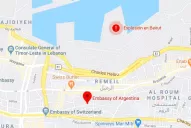 La sede de la Embajada de la Argentina en Beirut resultó gravemente dañada por las explosiones