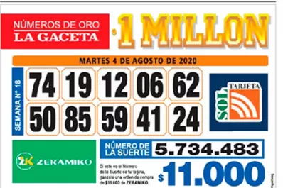 Los Números de Oro de LA GACETA