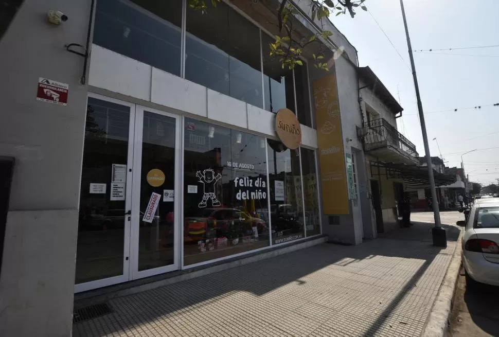 EL LUGAR DE TRABAJO. La tienda Su Niño cerró preventivamente. la gaceta / foto de Osvaldo Ripoll