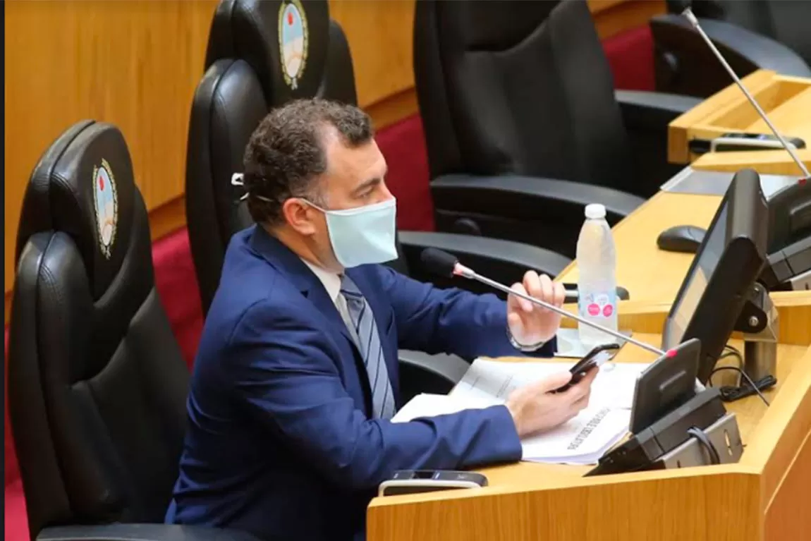 EN EL RECINTO. Raúl Albarracín, legislador oriundo de Concepción.