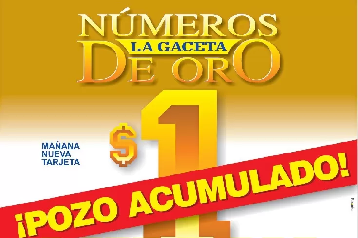 El pozo de los Números de Oro quedó vacante: acumula $ 1.200.000