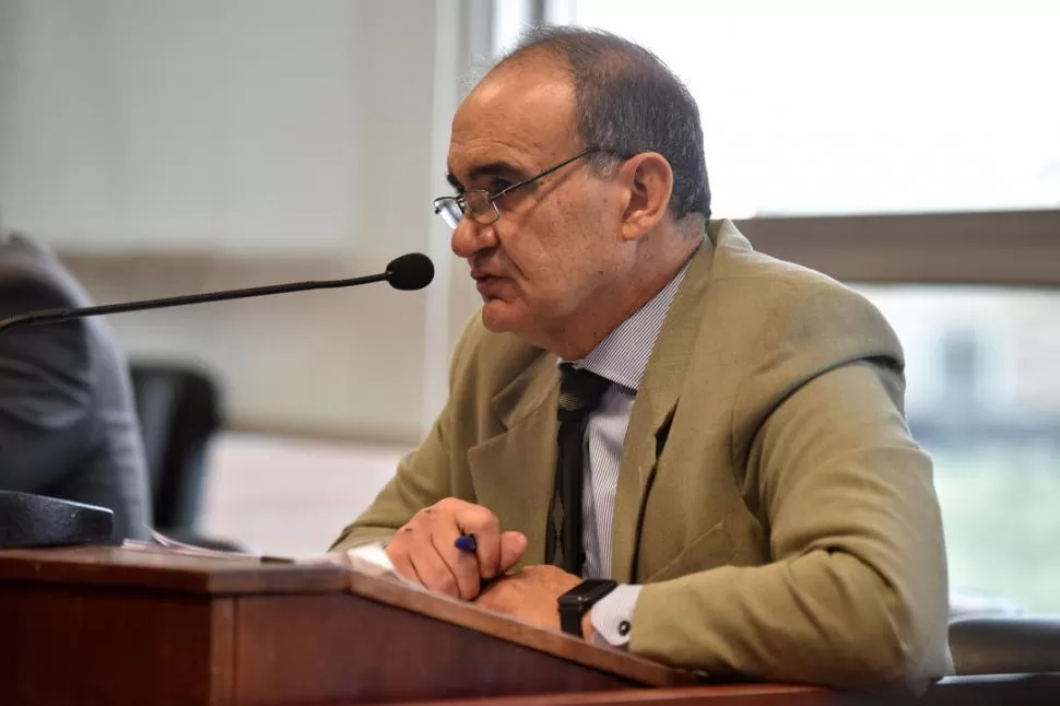 MINISTRO PÚBLICO FISCAL SUPLENTE. Daniel Marranzino durante un juicio oral y público del año pasado. la gaceta / foto de Ines Quinteros Orio (archivo)