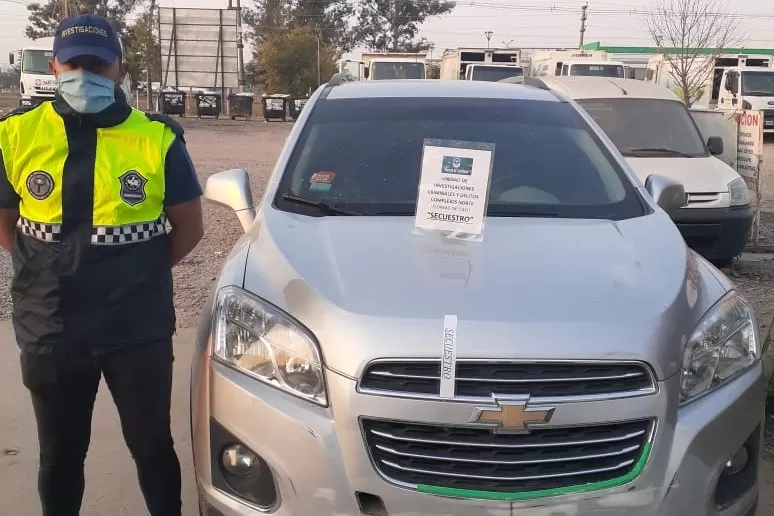 LA CAMIONETA. Tenía pedido de secuestro por un hurto cometido el 2 de julio.