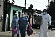 Las vallas para frenar el coronavirus se instalaron en Concepción