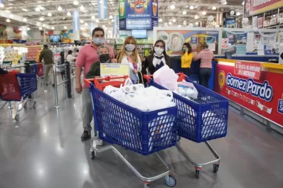 Con los Números de la Suerte llenó las alacenas en Gómez Pardo