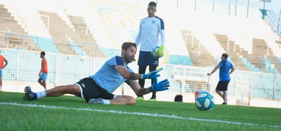 “Poder entrenarnos en nuestro ámbito natural es muy lindo”, sostuvo Lucchetti